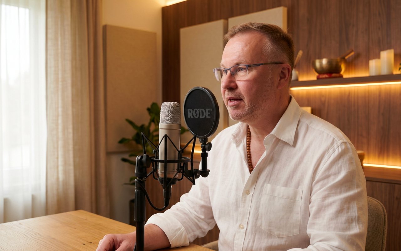 Guido Ludwigs am Mikrofon