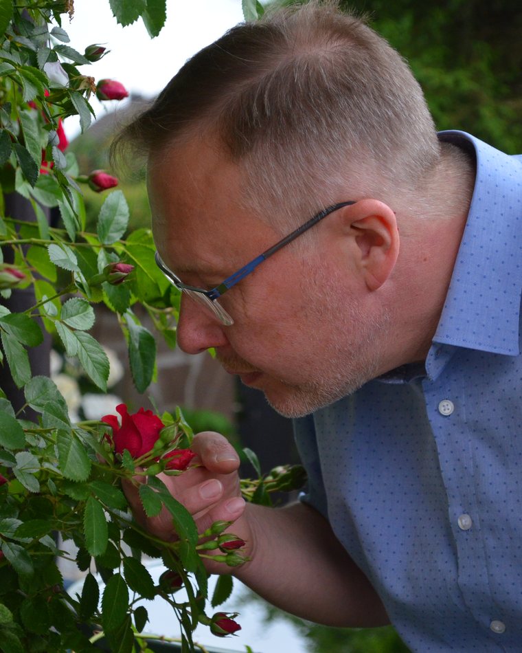 Guido Ludwigs im Garten